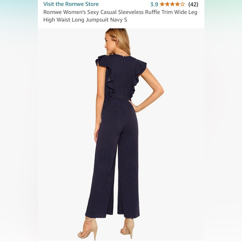 Women’s wideleg jumpsuit - Picture 6 of 6